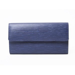 【美品 現品限り】Louis Vuitton ［ルイヴィトン］ エピ ファスナー長財布　アンディゴブルー　M60320 【新品同様】