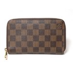 【美品 現品限り】 LOUIS VUITTON ［ルイヴィトン］ ダミエ ジッピーコンパクト　N60028 【中古A】