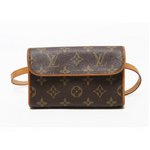 【美品 現品限り】 LOUIS VUITTON ［ルイヴィトン］ モノグラム ポシェットフロランティーヌ　ベルト付き(S)　M51855 【中古B】