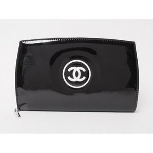 【美品 現品限り】 CHANEL ［シャネル］ メイクアップシリーズ　ラウンドファスナー財布　A47662　黒　ブラック  【未使用】