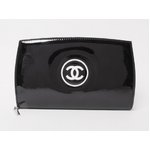 【美品 現品限り】 CHANEL ［シャネル］ メイクアップシリーズ　ラウンドファスナー財布　A47662　黒　ブラック  【未使用】