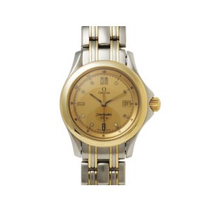 【美品 現品限り】 OMEGA ［オメガ］ シーマスター120　コンビ　SS/YG　レディース　クオーツ 【中古SA】