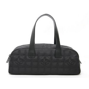 【美品 現品限り】 CHANEL ［シャネル］ トラベルライン　ミニボストン　黒　ブラック 【中古SA】