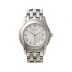 【現品限り 美品】 GUCCI ［グッチ］  5500L　レディースウォッチ　白文字盤　SS　クオーツ 【中古AB】