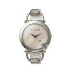 【現品限り 美品】 GUCCI ［グッチ］  キオド　122.5　ダイヤ　シェル　クオーツ　レディース/ボーイズ 【中古SA】