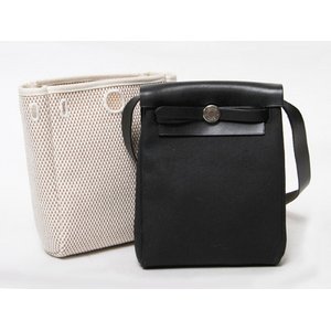 【美品 現品限り】 HERMES ［エルメス］ エールバッグTPM　ナチュラル/ブラック 【中古A】