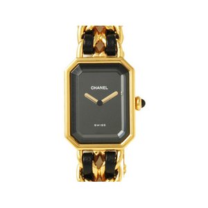 【美品 現品限り】 CHANEL ［シャネル］ プルミエール　L　GP　クォーツ　レディース　時計 【中古A】