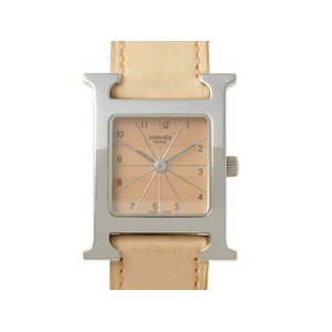 【美品 現品限り】 HERMES ［エルメス］ Hウォッチ　革　SS　レディース　クオーツ　HH1.210 【中古B】