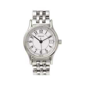 【美品 現品限り】 TIFFANY ［ティファニー］ クラシック　ラウンド　レディース　クオーツ 【中古SA】