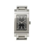 【現品限り 美品】 BVLGARI ［ブルガリ］ レッタンゴロ　SS　RT39S　黒文字盤　レディース　クオーツ 【中古SA】