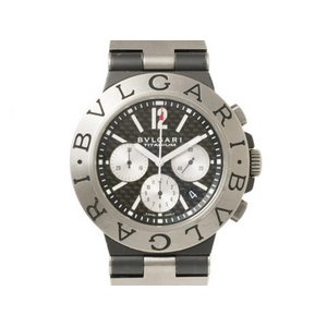 【現品限り 美品】 BVLGARI ［ブルガリ］ ディアゴノチタニウム　クロノグラフ　44mm　TI44TACH　メンズ　自動巻き 【中古AB】