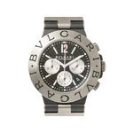 【現品限り 美品】 BVLGARI ［ブルガリ］ ディアゴノチタニウム　クロノグラフ　44mm　TI44TACH　メンズ　自動巻き 【中古AB】