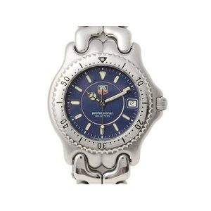 【美品 現品限り】 TAG HEUER ［タグ・ホイヤー］ プロフェッショナル200　ネイビー文字盤　メンズ　クオーツ 【中古AB】