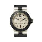 【現品限り 美品】 BVLGARI ［ブルガリ］ アルミニウム　AL32A　クオーツ　白文字盤　ボーイズ 【中古AB】