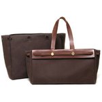 【美品 現品限り】 HERMES ［エルメス］ エールバッグカバスMM ブラウン 【中古AB】