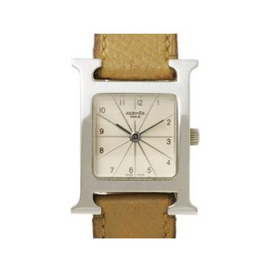 【美品 現品限り】 HERMES ［エルメス］ Hウォッチ　革　SS　レディース　クオーツ　HH1.210 【中古B】
