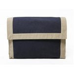 【美品 現品限り】 HERMES ［エルメス］ タピドセル　セカンドバッグ　キャンバス　ネイビー 【中古AB】