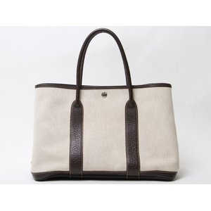 【美品 現品限り】 HERMES ［エルメス］ ガーデンパーティPM　マロン/ナチュラル 【中古AB】