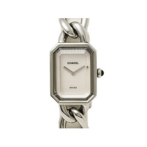 【美品 現品限り】 CHANEL ［シャネル］ プルミエール　SS　ホワイトシェル　レディース　クオーツ 【中古SA】