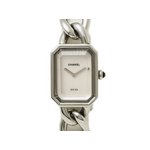【美品 現品限り】 CHANEL ［シャネル］ プルミエール　SS　ホワイトシェル　レディース　クオーツ 【中古SA】