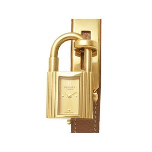 【美品 現品限り】 HERMES ［エルメス］ ケリーウォッチ　GP　レディース　クオーツ 【中古B】
