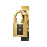 【美品 現品限り】 HERMES ［エルメス］ ケリーウォッチ　GP　レディース　クオーツ　クロコベルト 【中古C】
