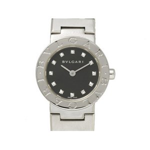 【美品 現品限り】 BVLGARI ［ブルガリ］ ブルガリブルガリ　BB23　12Pダイヤ　ロゴあり　レディース　クオーツ 【中古A】