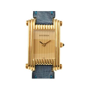 【現品限り】Boucheron（ブシュロン） リフレ　レディース　K18YG　クオーツ　時計 【中古AB】