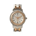 【美品 現品限り】 HERMES ［エルメス］ クリッパー　SS/ピンクゴールド　シェル　CP1.221　レディース　クォーツ 【中古SA】