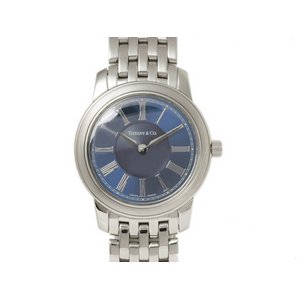 【美品 現品限り】 TIFFANY ［ティファニー］ マークラウンド　SS　クオーツ　レディース 【中古A】