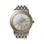 【美品 現品限り】 TIFFANY ［ティファニー］ マークラウンド　SS　メンズ　自動巻き　裏スケ　シースルー 【中古SA】