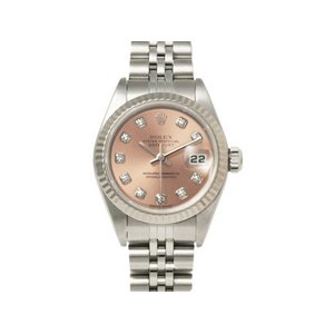【美品 現品限り】 ROLEX  ［ロレックス］ デイトジャスト　79174G　ピンク文字盤　Y番　レディース 【中古A】
