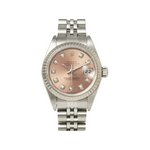【美品 現品限り】 ROLEX  ［ロレックス］ デイトジャスト　79174G　ピンク文字盤　Y番　レディース 【中古A】