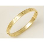 【現品限り】Cartier（カルティエ） ラブブレス　YG　#16 【中古SA】