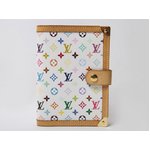 【美品 現品限り】 LOUIS VUITTON ［ルイヴィトン］ マルチカラー アジェンダPM 手帳カバー　白　ホワイト　R21074 【中古A】