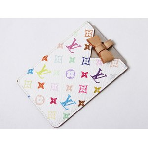 【美品 現品限り】 LOUIS VUITTON ［ルイヴィトン］ マルチカラー コンパクトミラー　白　ホワイト　M92651 【中古A】