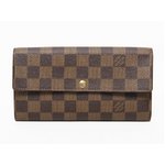 【現品限り】LOUIS VUITTON（ルイヴィトン） ダミエ ファスナー長財布　ポルトフォイユ・サラ　N61734 【中古AB】