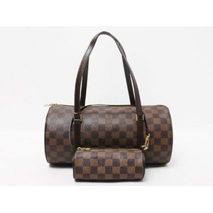 【現品限り】LOUIS VUITTON（ルイヴィトン） ダミエ パピヨンGM　ポーチ付き　N51303 【中古AB】