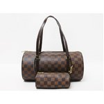 【現品限り】LOUIS VUITTON（ルイヴィトン） ダミエ パピヨンGM　ポーチ付き　N51303 【中古AB】