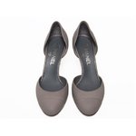 【美品 現品限り】 CHANEL ［シャネル］ パンプス　カメリア　グレージュ　#37C 【未使用】