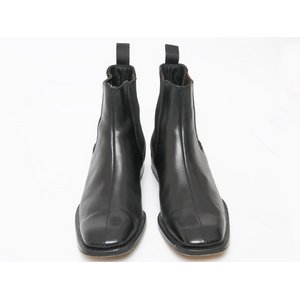 【現品限り・美品】 PRADA ［プラダ］ サイドゴアブーツ　黒　ブラック　#5 【中古A】