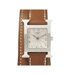 【美品 現品限り】 HERMES ［エルメス］ Hウォッチ　ドゥブルトゥール　ゴールド　HH1.210　レディース　クォーツ 【中古A】
