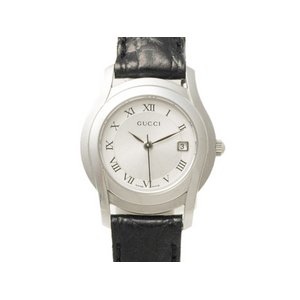 【現品限り 美品】 GUCCI ［グッチ］ 5500L　革　レディース　クオーツ 【中古SA】