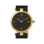 【美品 現品限り】 Cartier ［カルティエ］ マストヴェルメイユ　ラウンド　クオーツ　Dバックル 【中古BC】
