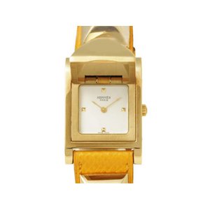 【美品 現品限り】 HERMES ［エルメス］ メドール　レディース　時計　クオーツ　ゴールド 【中古A】