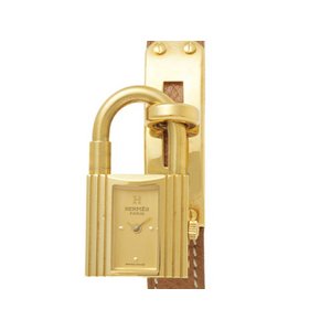 【美品 現品限り】 HERMES ［エルメス］ ケリーウォッチ　GP　レディース　クオーツ 【中古AB】
