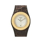 【美品 現品限り】 HERMES ［エルメス］ アーネ　クロコベルト　SS/GP HA3.220　レディースウォッチ 【未使用】
