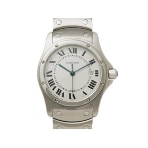 【美品 現品限り】 Cartier ［カルティエ］ サントス　クーガー　ボーイズ　SS　クォーツ 【中古A】