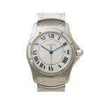 【美品 現品限り】 Cartier ［カルティエ］ サントス　クーガー　ボーイズ　SS　クォーツ 【中古A】