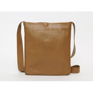 【美品 現品限り】HERMES（エルメス） クルードセル　ロングショルダーバッグ　ブラウン 【中古A】